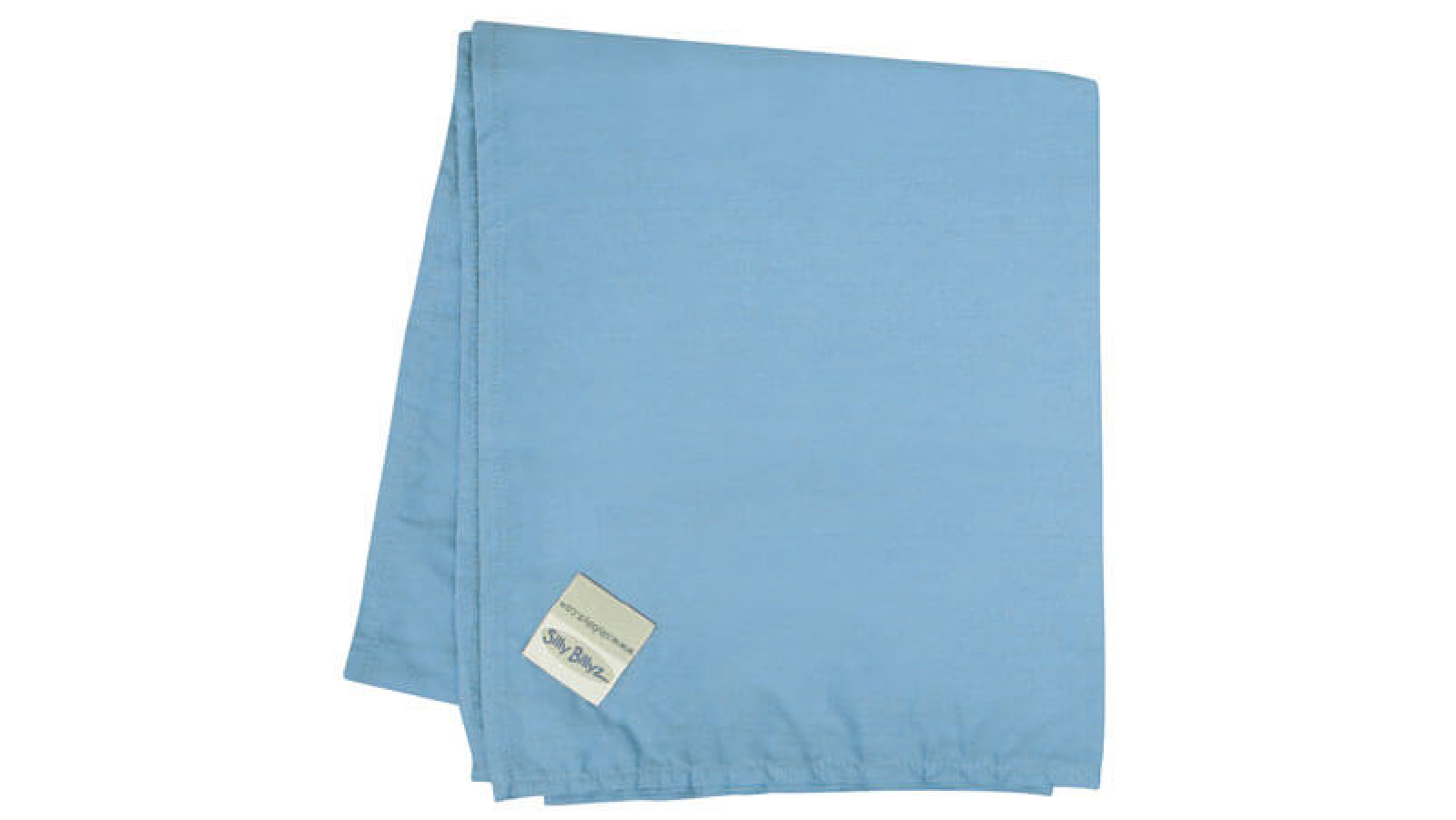 Latestbuy Silly Billyz Flat Polycotton Cot Sheet - Dusty Blue