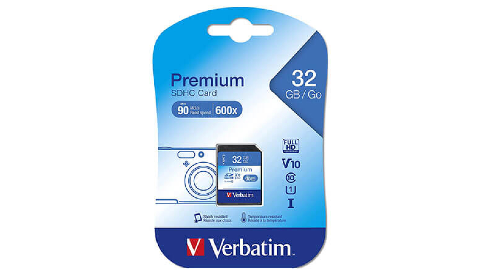 Latestbuy Verbatim Class 10 SDHC Memory Card - 32GB