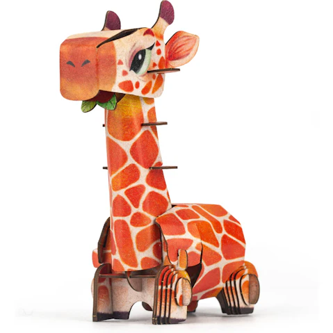 Jenjo Games Build And Sound 3D Puzzle - Giraffe