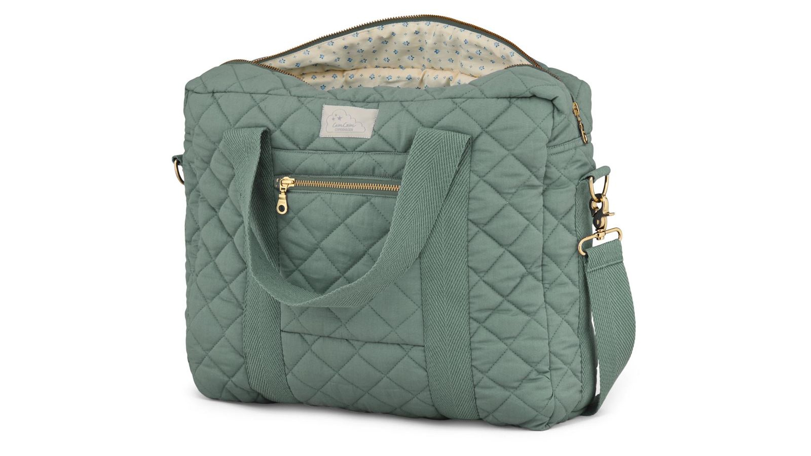 Cam Cam Copenhagen Changing Bag - Ivory Green