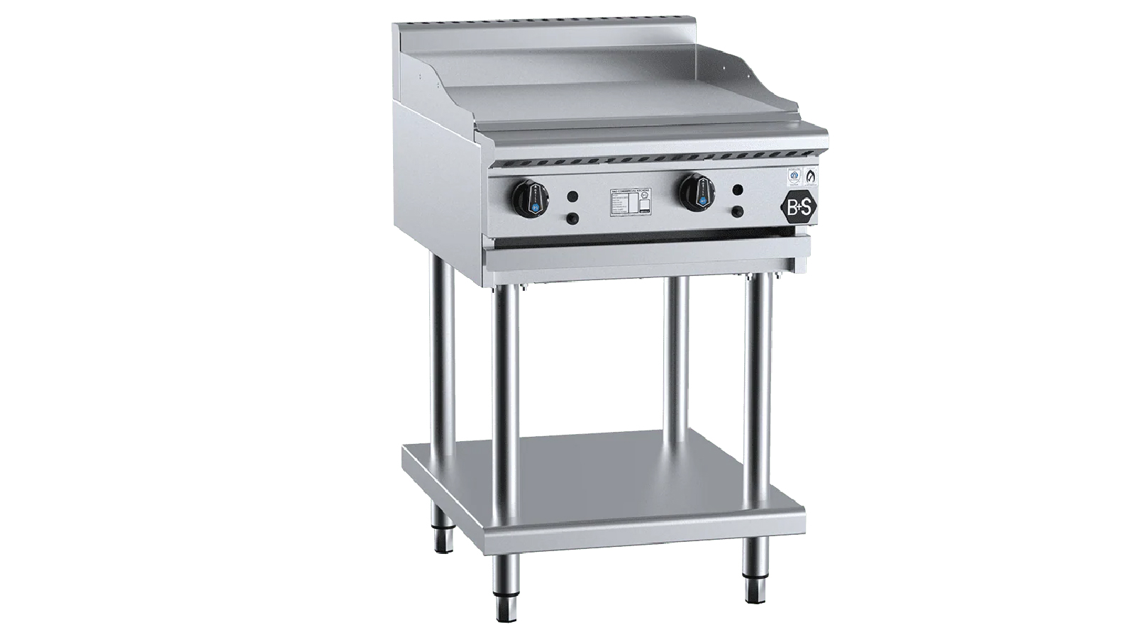 B+S Black Char Broiler 600mm LPG