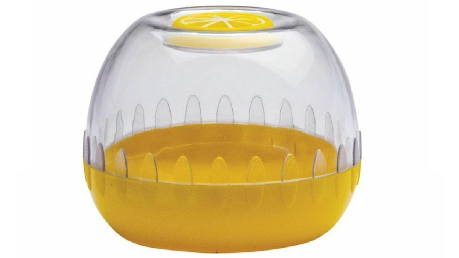 Cuisena Fresh Keeper Pod Citrus Flattened Lid Textured Cover - 8.5 x 7.2cm