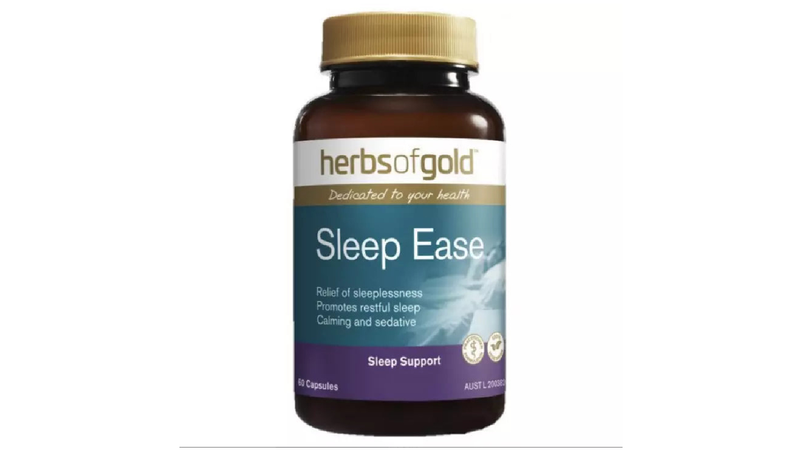 Herbs of Gold Sleep Ease - 60 Capsules