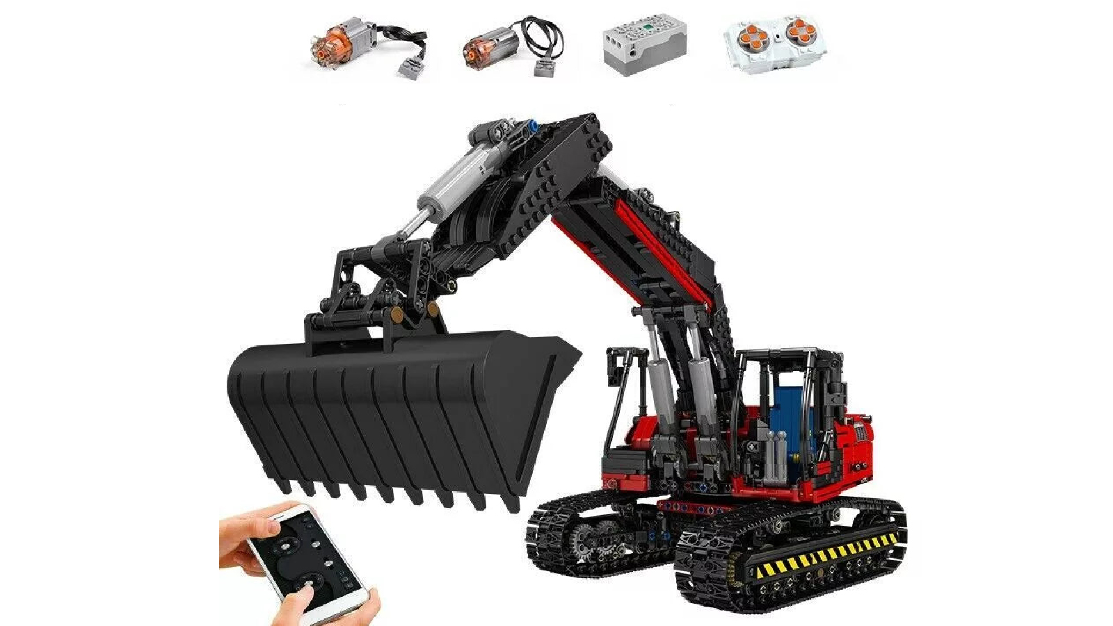 Mould King 17033 Remote Control Motorized Excavator Truck