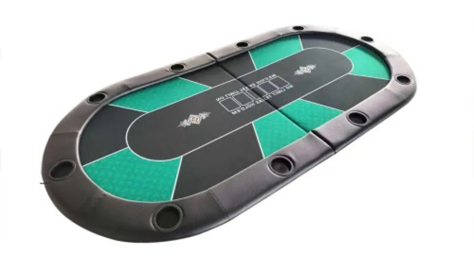 TopOne Sports Blackjack Texas Poker Tabletop - Green