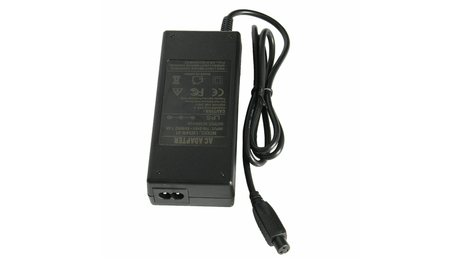 BatteryMate BMCHHover Pin Charger AC Adapter for Hoverboard Segway  Electric Scooter 42V 2000mA CC