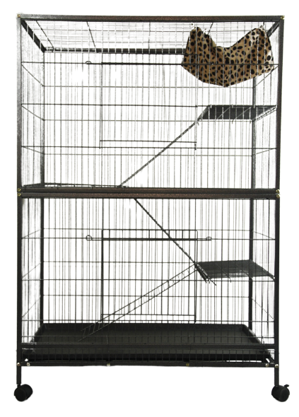 YES4PETS 3 Piece Platforms and 3 Piece Ladders Ferret Cage 140cm