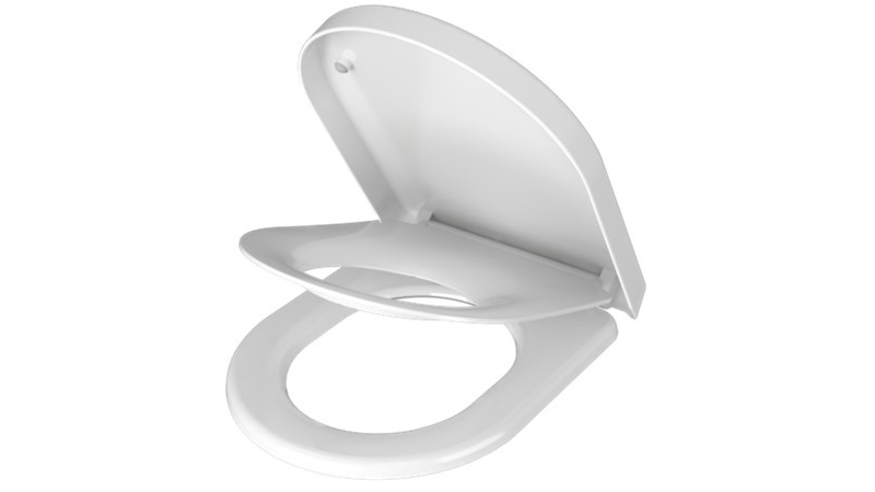 Caroma LiveWell Family D Shape Toilet Seat with GermGard