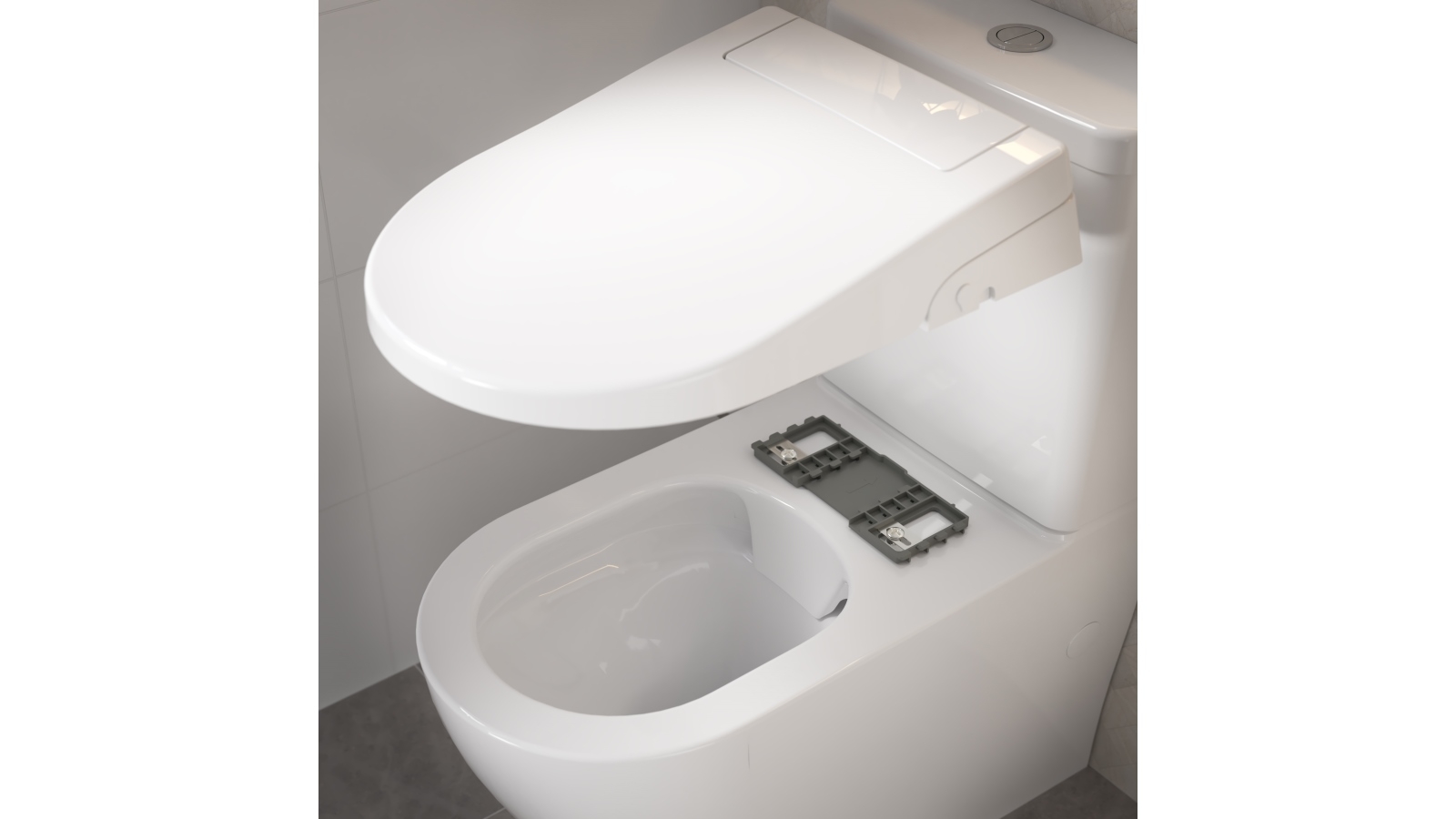 Caroma LiveWell Electronic Bidet Seat Harvey Norman