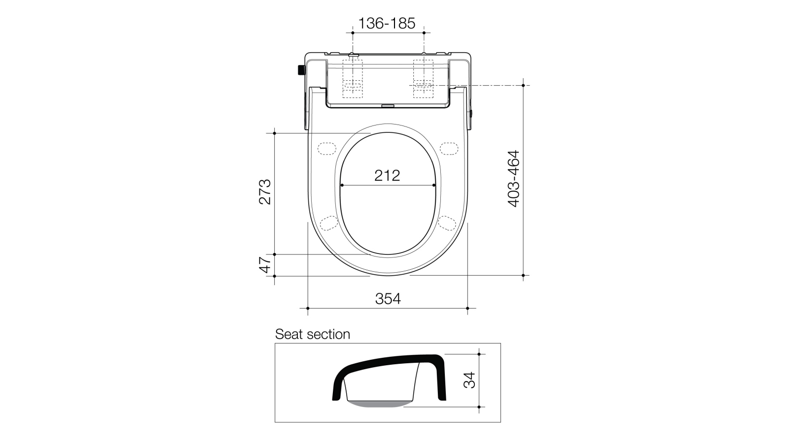 Caroma LiveWell Electronic Bidet Seat Harvey Norman