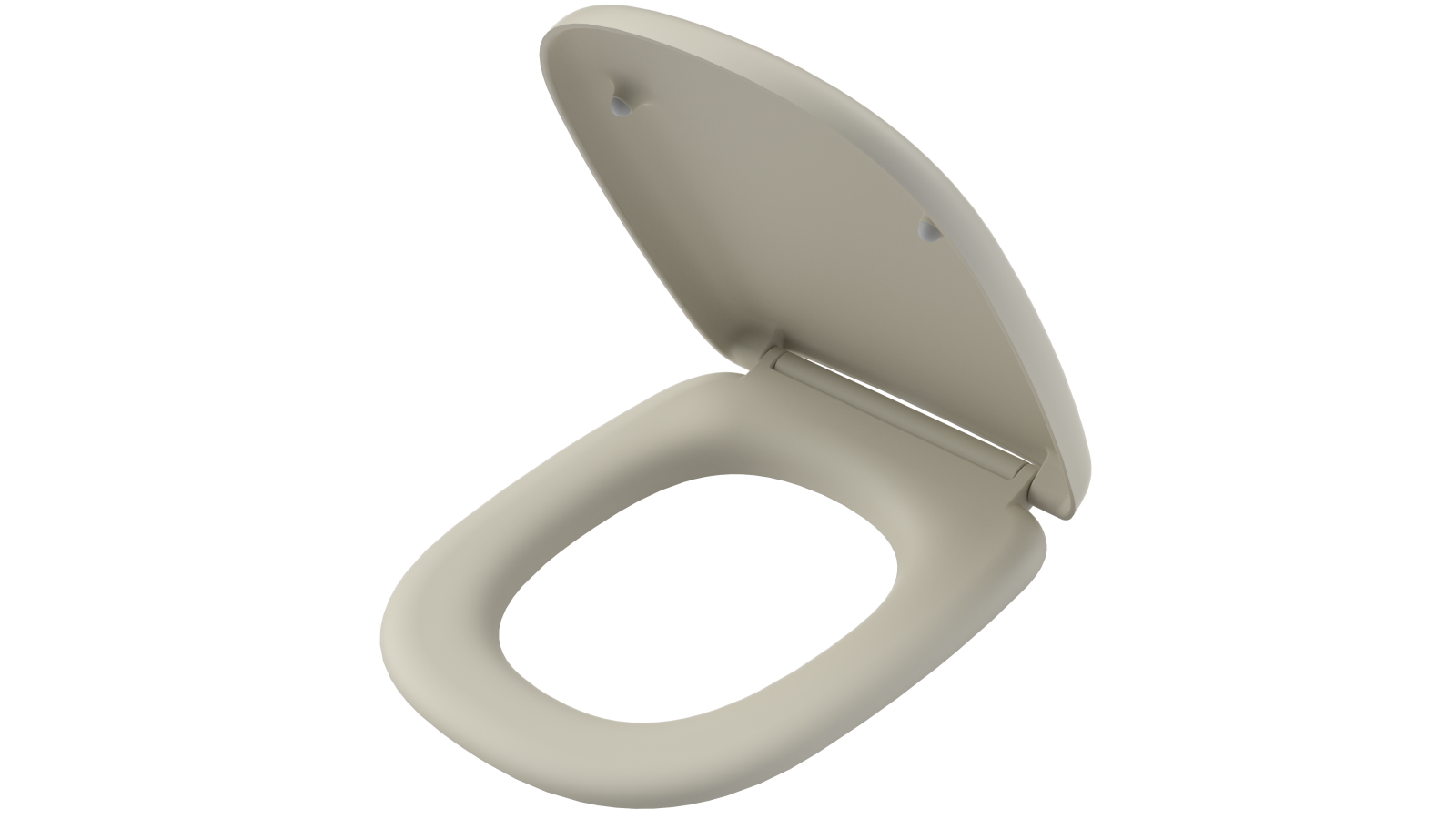 Caroma Contura II Soft-Close Quick-Release Blind Fixing Toilet Seat - Matte Clay