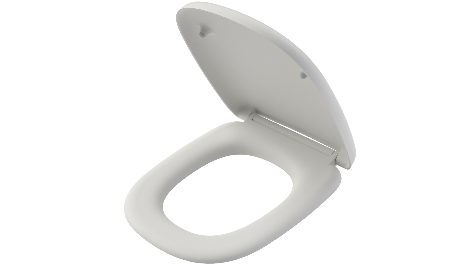 Caroma Contura II Soft-Close Quick-Release Blind Fixing Toilet Seat - Matte White