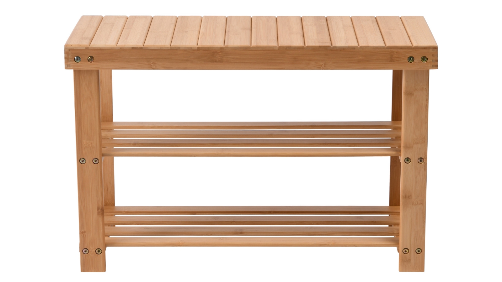 Sherwood Vivonne 2-Tier Bamboo Bench with Shoe Rack