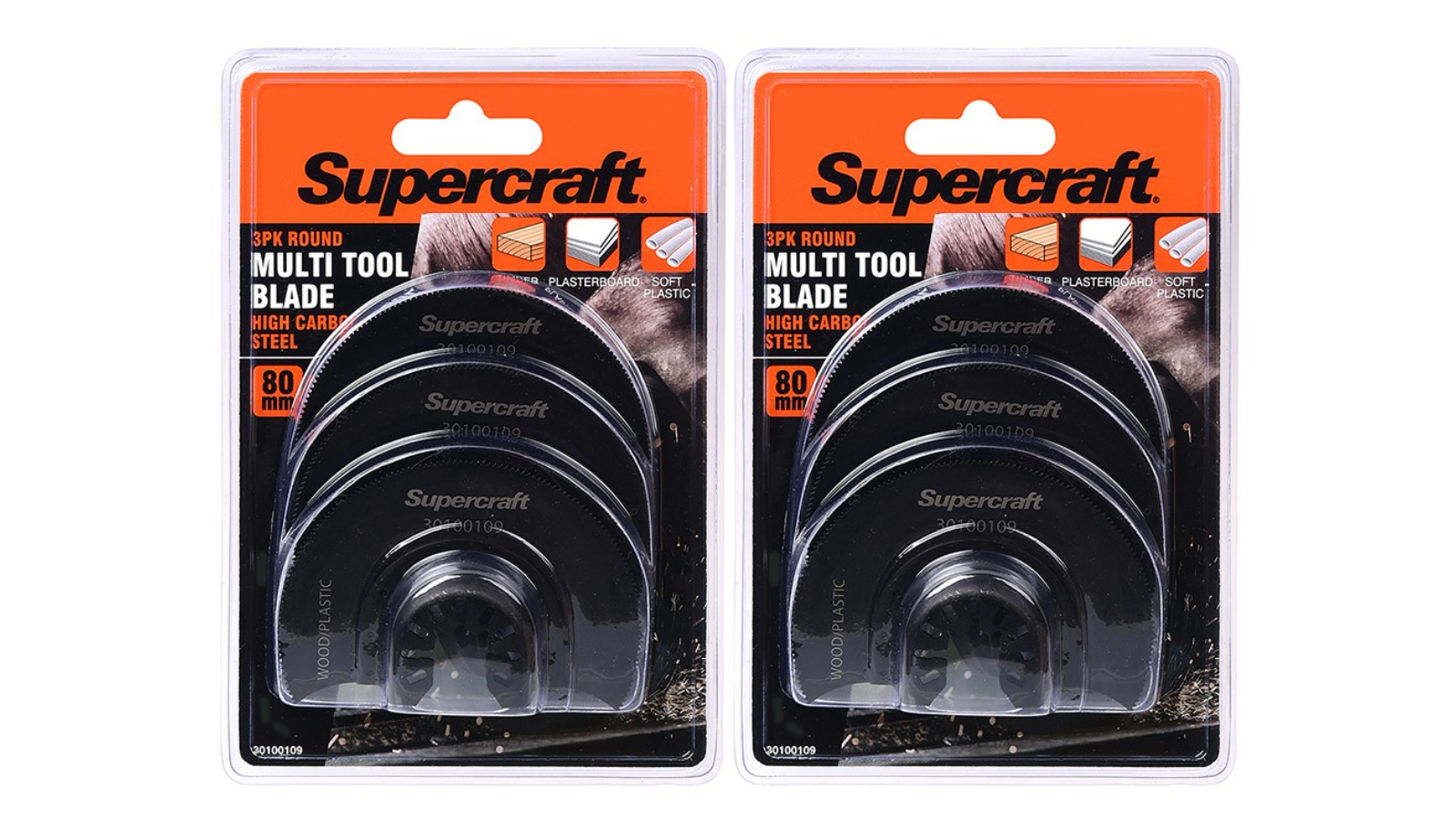 Supercraft Pack of 2 Multi Tool Blade - 8cm