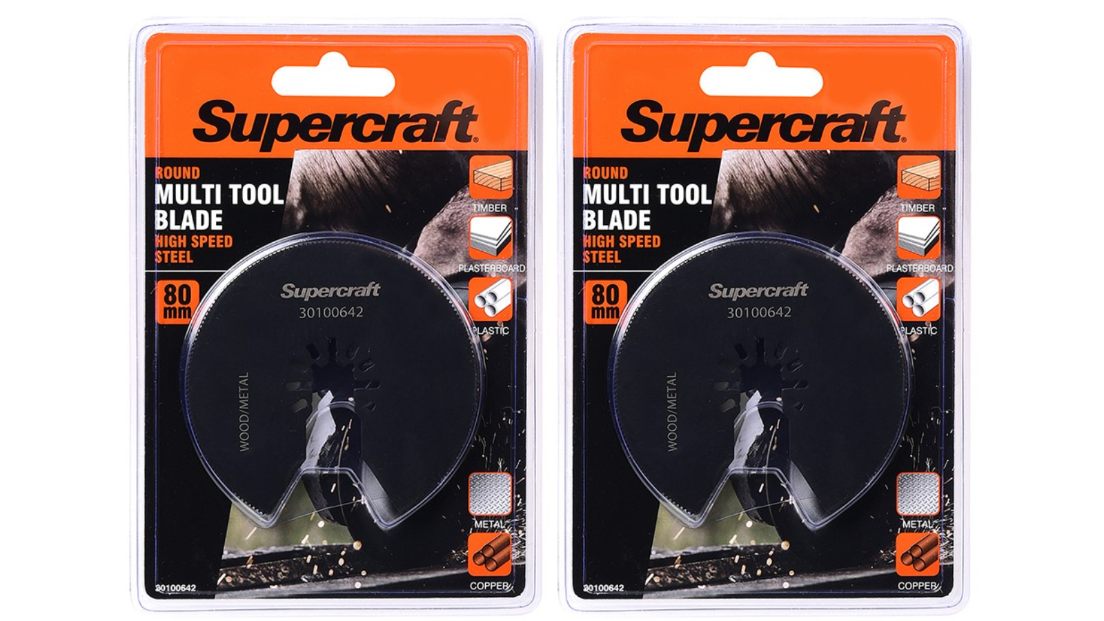 Supercraft Pack of 2 Tool Circular Blade - 8cm