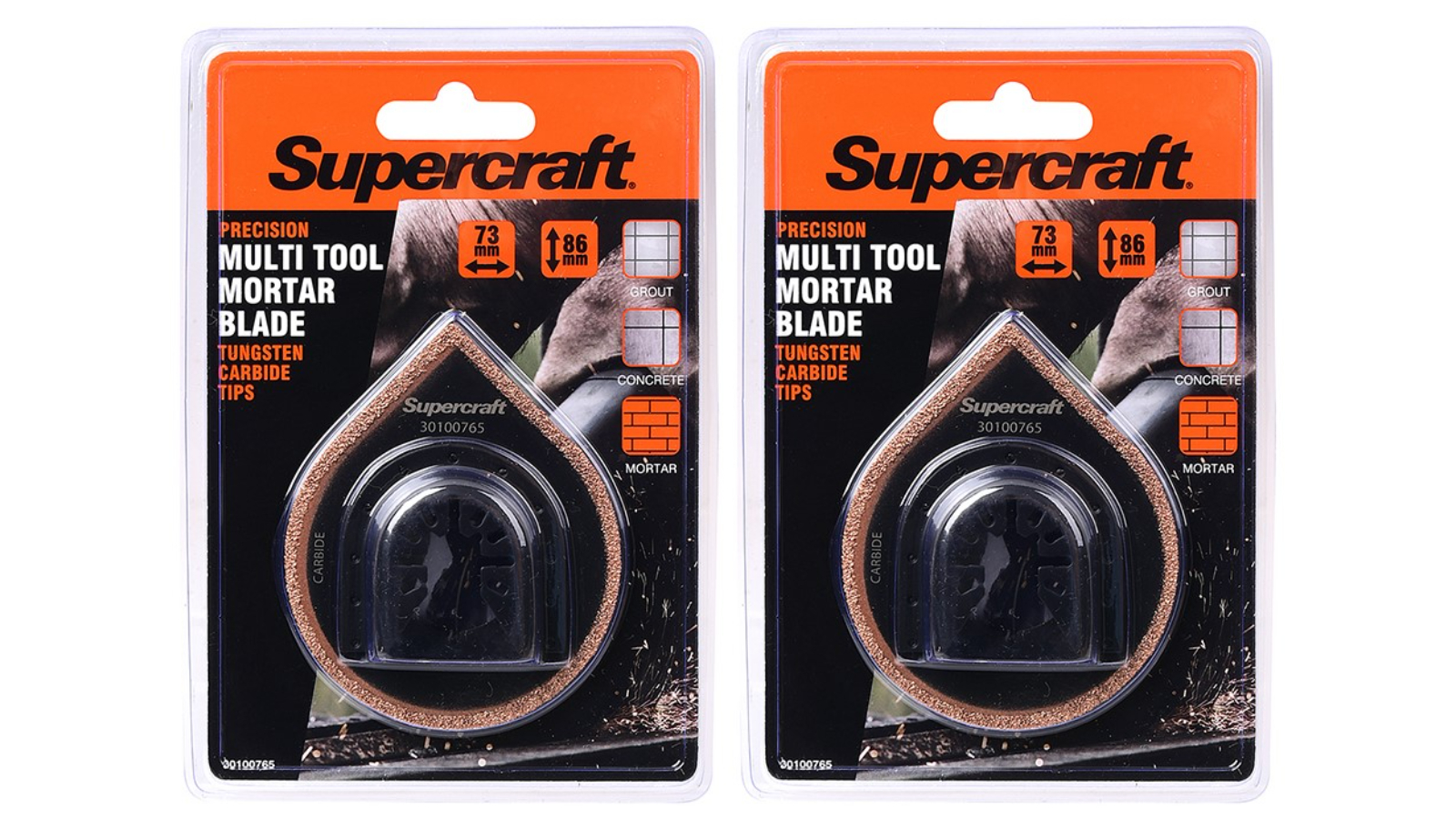 Supercraft Pack of 2 Grout Carbide Blade - 8.6cm