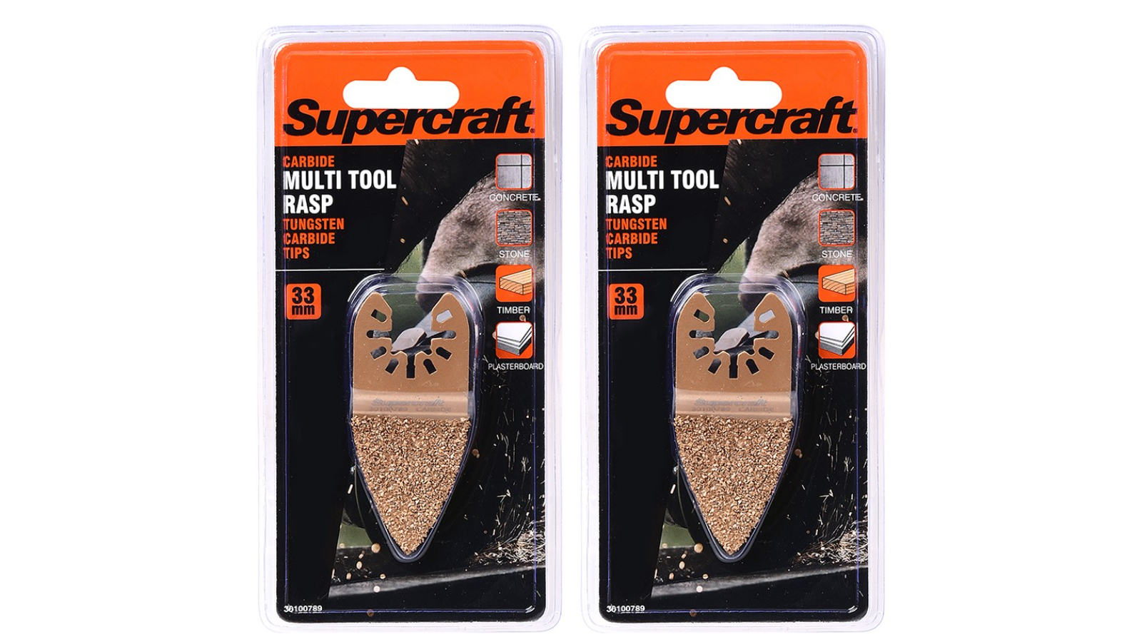 Supercraft Pack of 2 Rasp Cutting Blade - 3.3cm