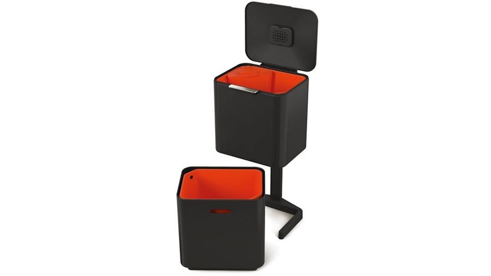 Joseph Joseph Max 60L Waste Separation Bin - Carbon Black