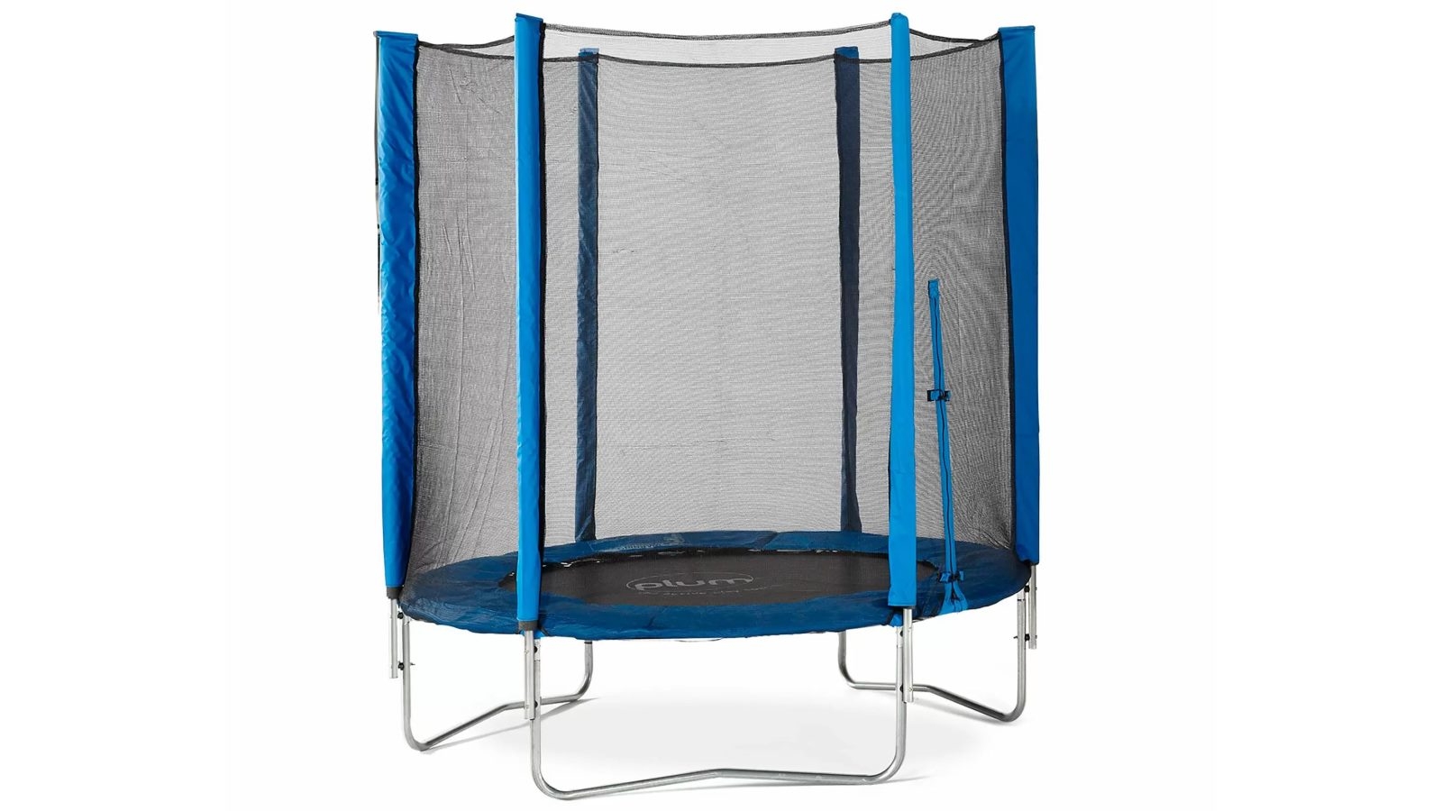 Plumplay 6ft Junior Trampoline with Enclosure Net - Blue