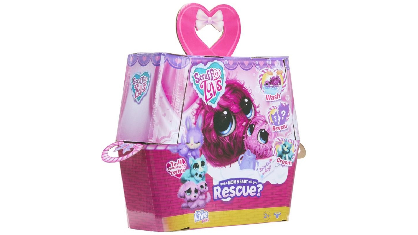 Little Live Pets Scruff A Luvs Mom and Baby Rescue Mj30111