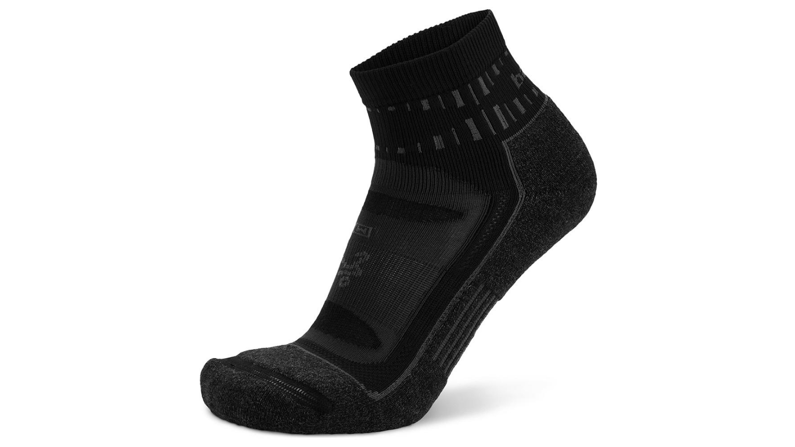 Balega Black Blister Resist Quarter Running Socks - X-Large