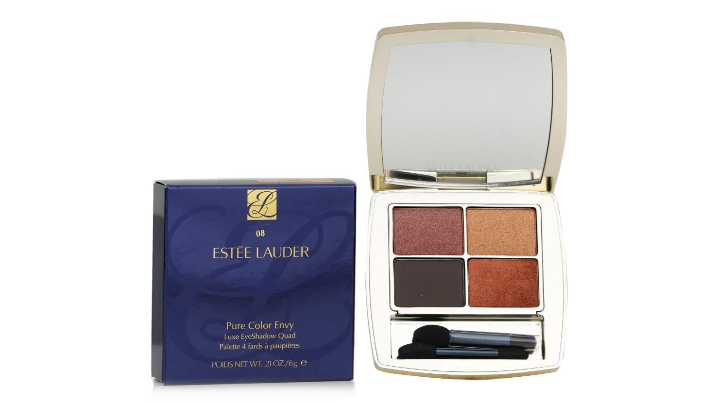 Estee Lauder No. 08 Wild Earth Pure Color Envy Luxe Eyeshadow Quad - 6g/0.21oz