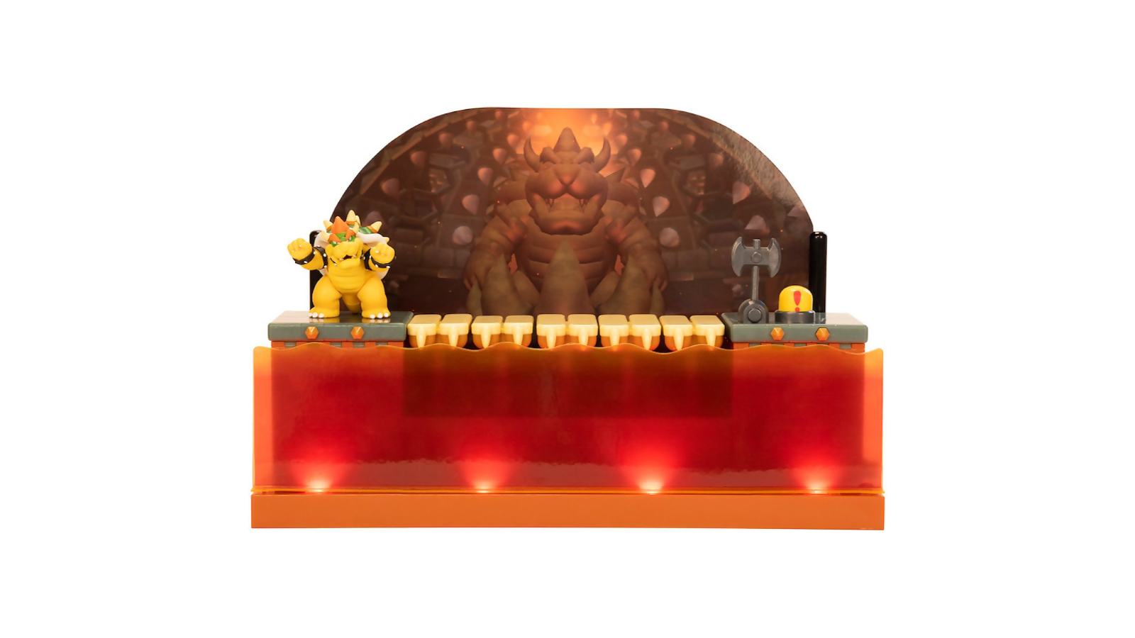 Super Mario 2.5inch Deluxe Bowser Battle Playset