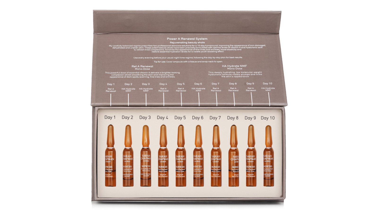 Sarah Chapman Skinesis Power A Renewal System - 10x1ml/0.03oz