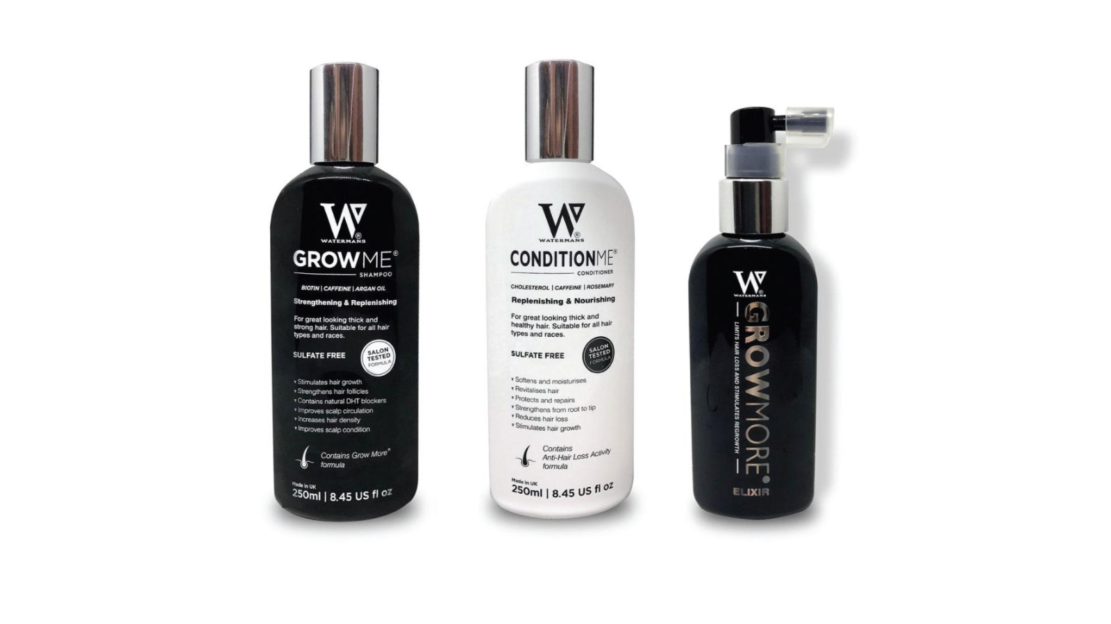 Watermans Anti-Loss Elixir Grow Me Shampoo and Conditioner Pack