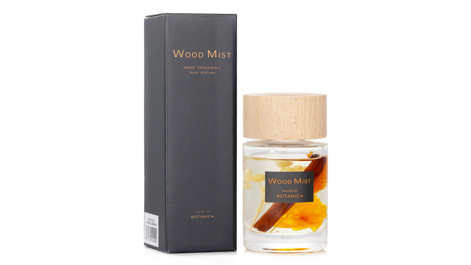 Botanica Wood Mist Orange Cinnamon Reed Diffuser - 60ml/2.03oz