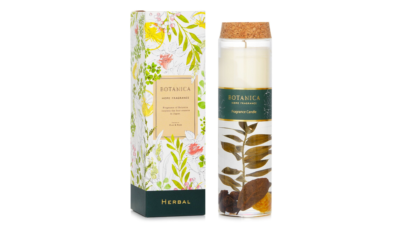 Botanica 90g Home Fragrance with Interior Candle - Herbal
