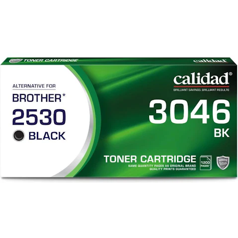 Calidad Brother TN-2530 Black Laser Toner Cartridge