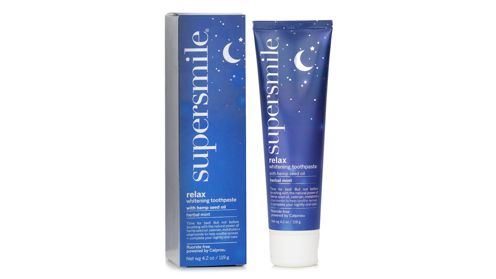 Supersmile Relax Whitening Toothpaste with Hemp Seed Oil - 4.2oz/119g