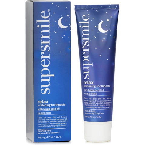 Supersmile Relax Whitening Toothpaste with Hemp Seed Oil - 4.2oz/119g