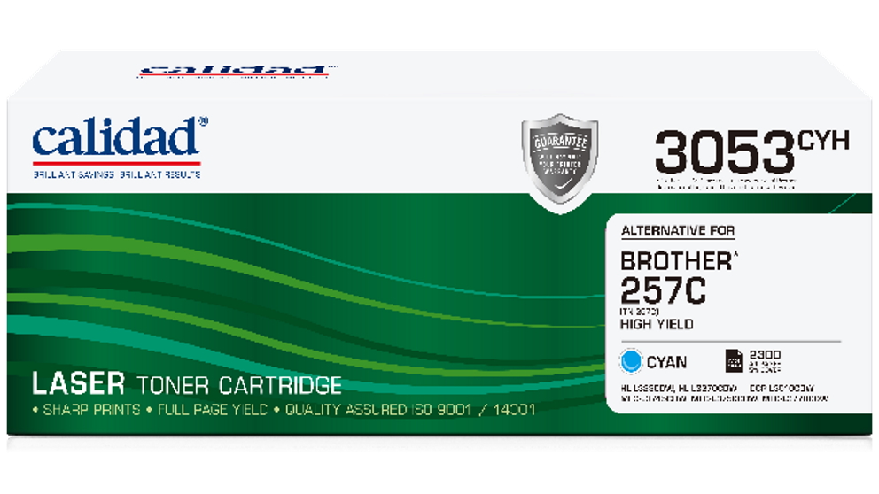 Calidad Brother TN-257XL Cyan Laser Toner Cartridge