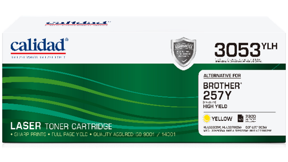 Calidad Brother TN-257XL Yellow Laser Toner Cartridge