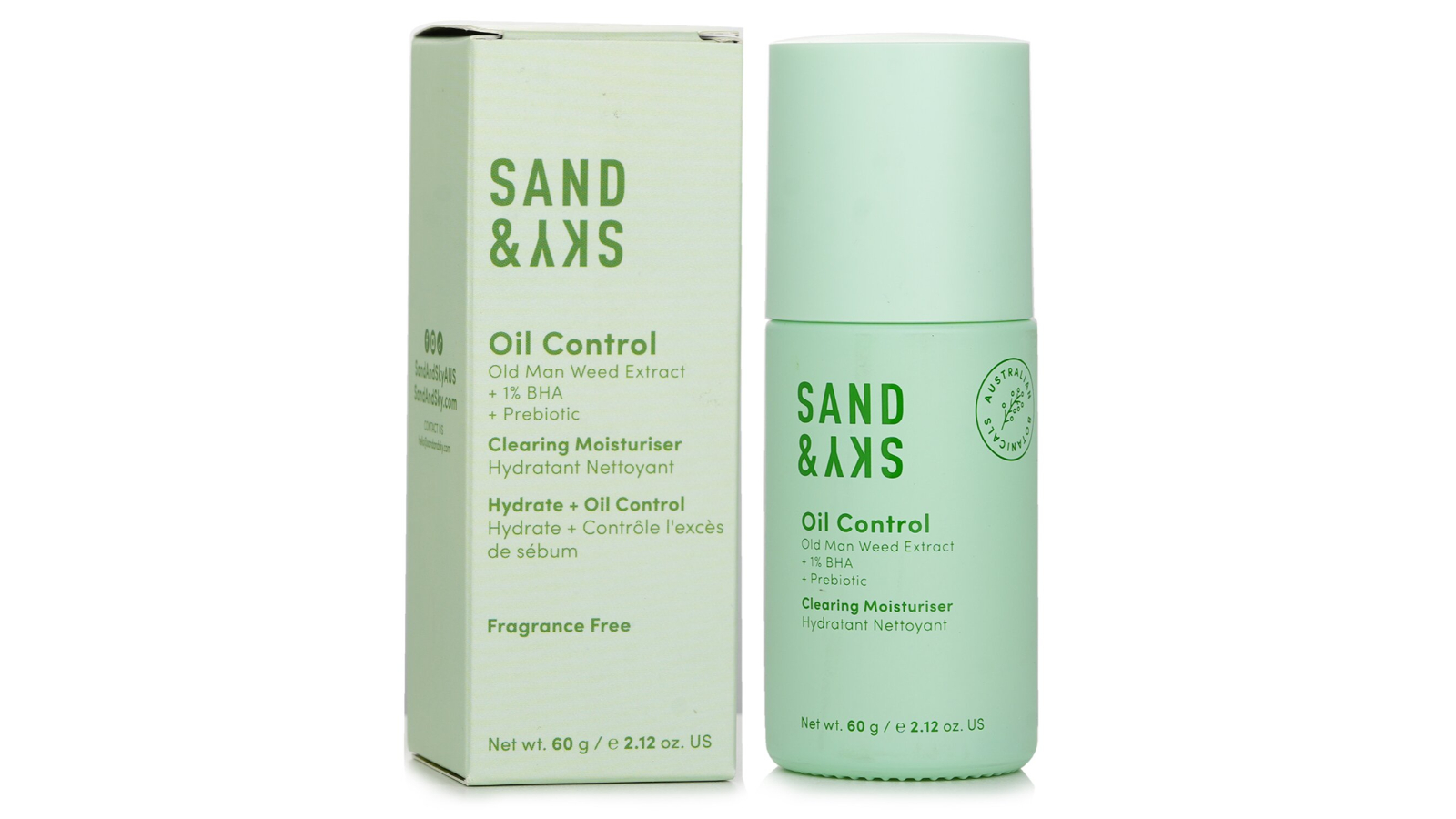 Sand and Sky Oil Control Clearing Moisturiser - 60g/2.12oz