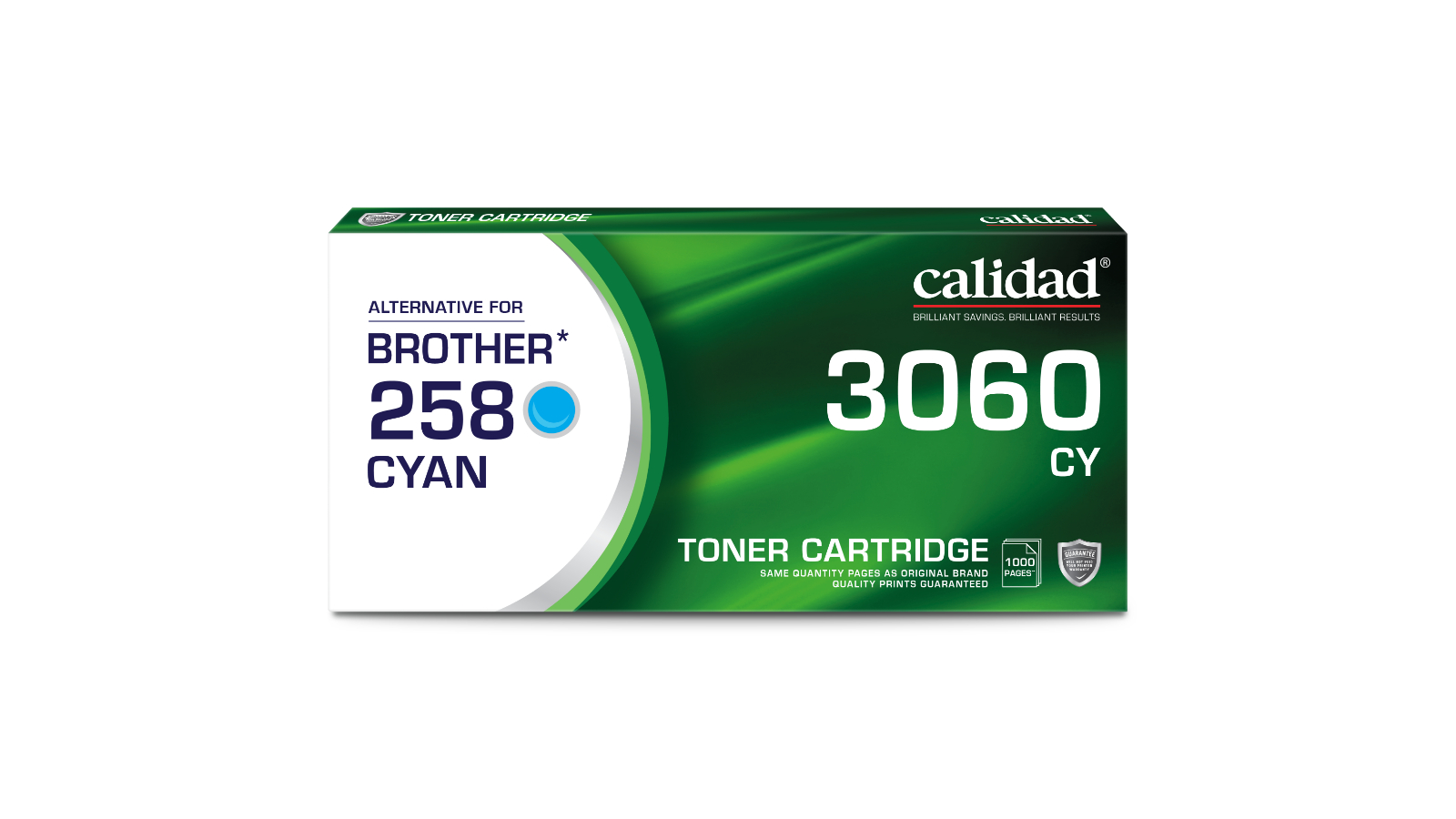 Calidad Brother TN-258 Cyan Laser Toner Cartridge