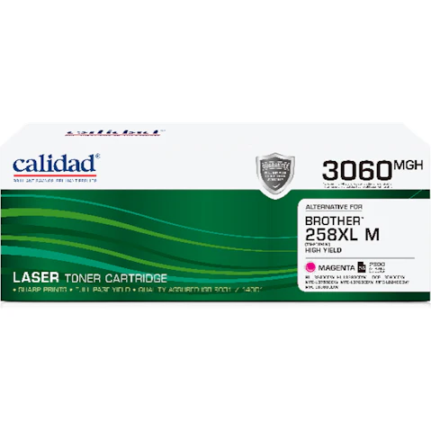 Calidad Brother TN-258XL Magenta Laser Toner Cartridge