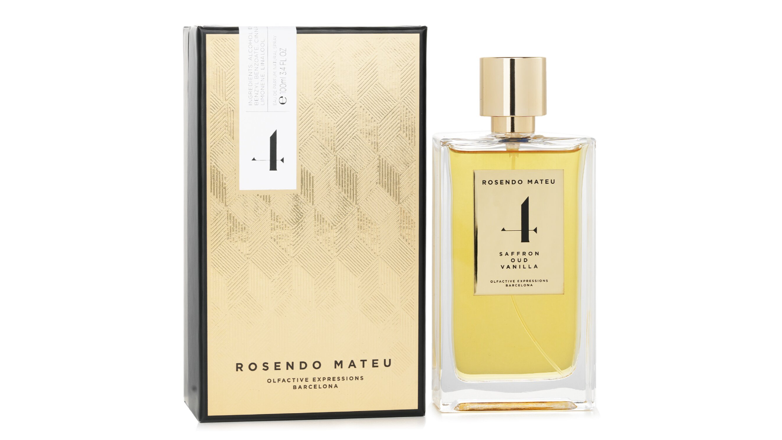 Rosendo Mateu No. 4 Saffron Oud Vanilla Eau De Parfum Spray - 100ml/3.4oz