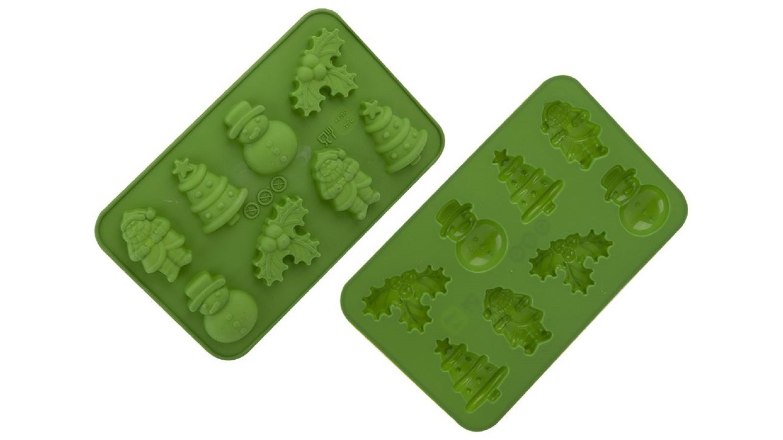 Daily Bake Silicone Chocolate Moulds Set of 2 - Christmas