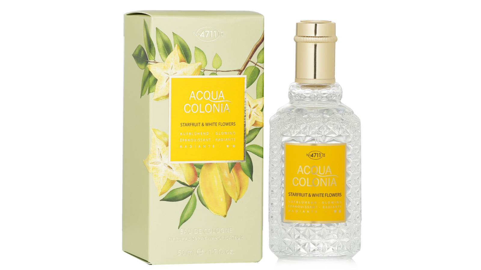 4711 Acqua Colonia Starfruit White Flowers Eau De Cologne Spray - 50ml/1.7oz