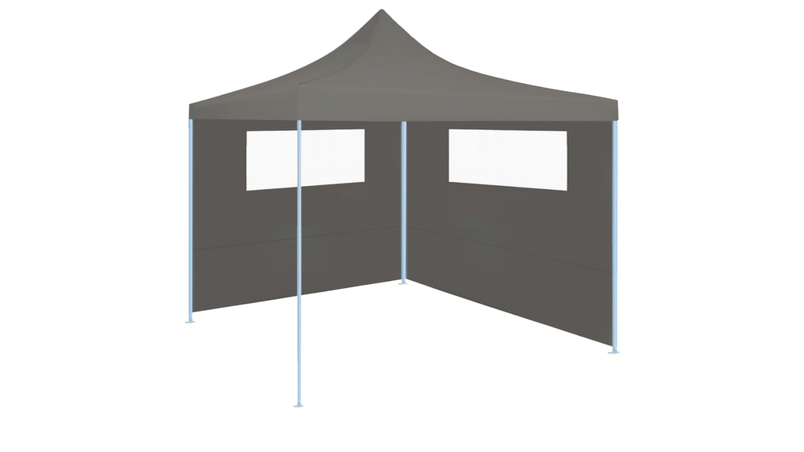vidaXL Anthracite Gazebo Sidewall with Window - 6 x 2m