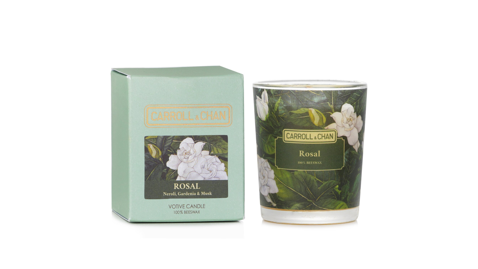 Carroll and Chan Rosal Beeswax Votive Candle - 65g/2.3oz