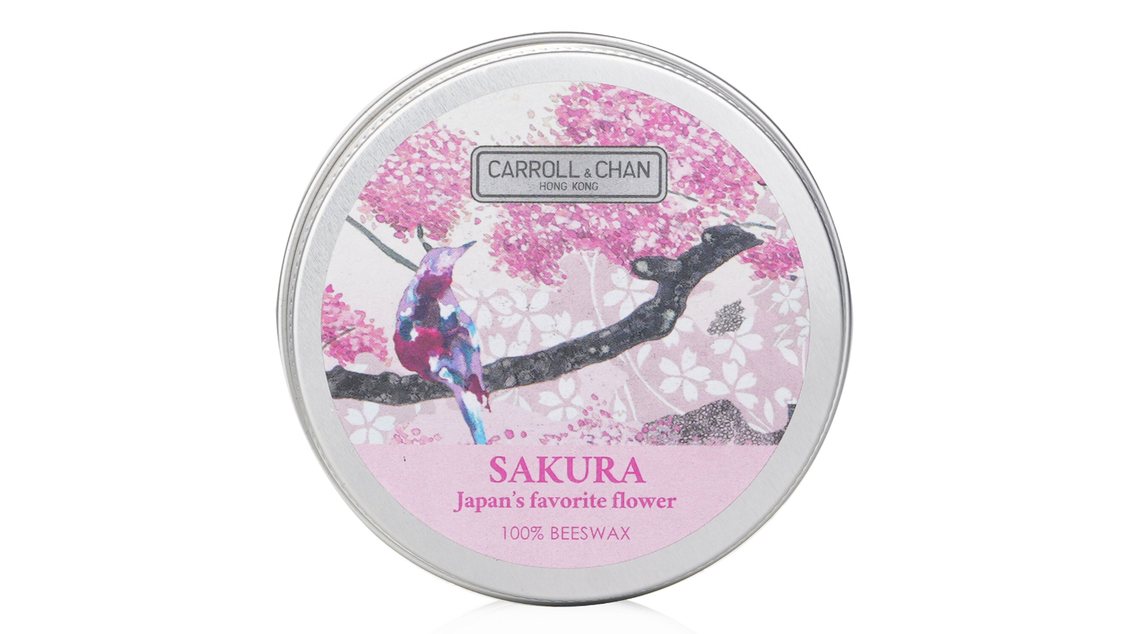 Carroll and Chan Sakura Beeswax Mini Tin Candle 
