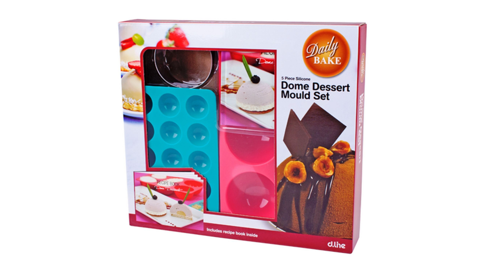 Daily Bake Silicone Dome Dessert Mould Set
