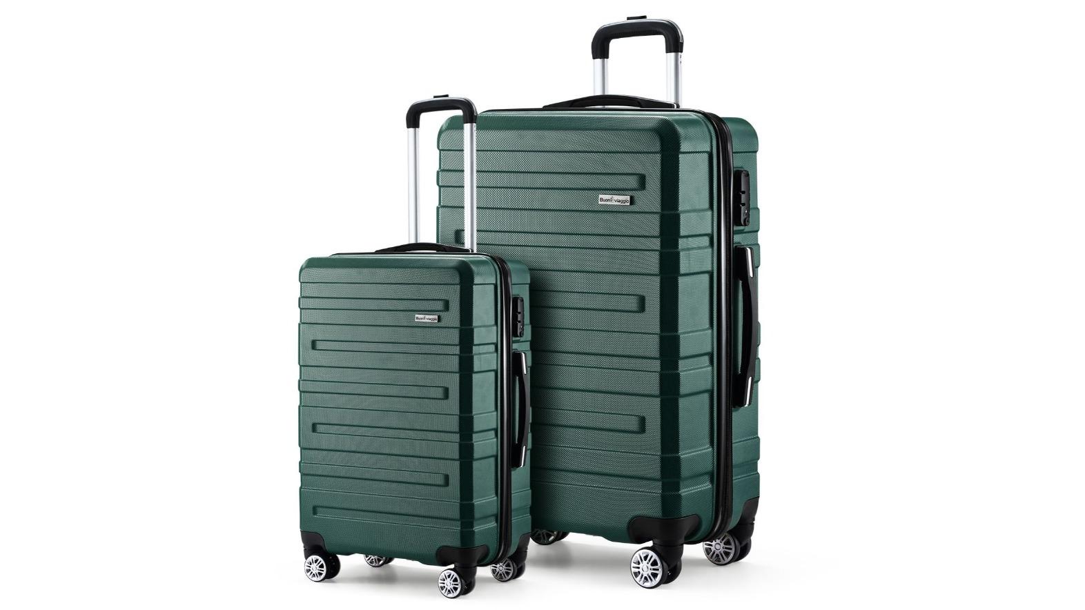 Buon Viaggio Piece Carry-on Cabin Hard Shell TSA Lock Expandable