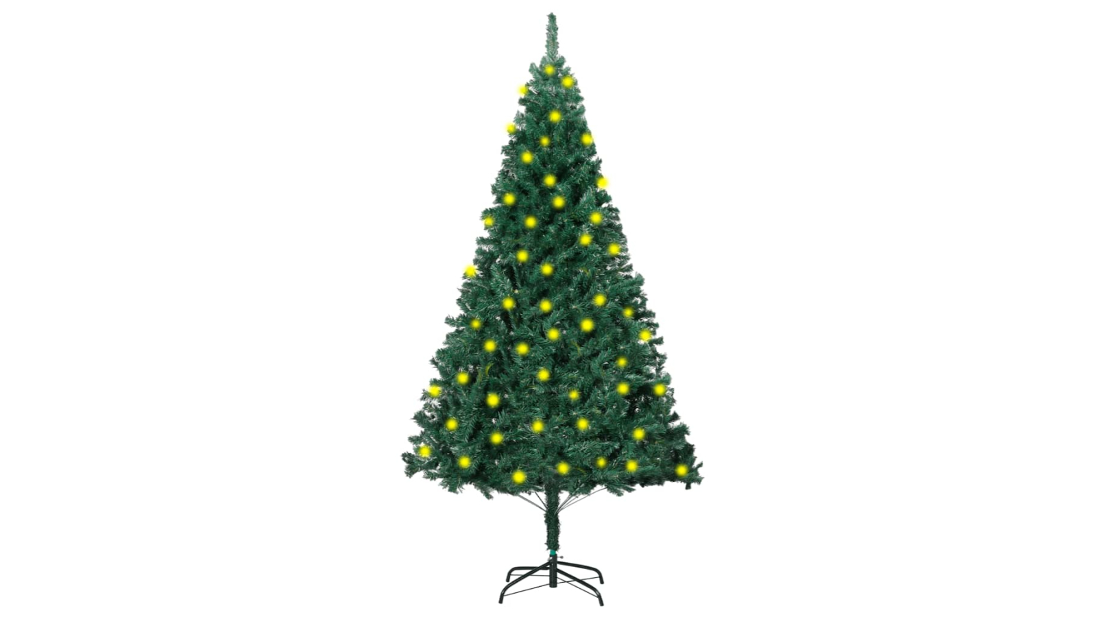 vidaXL Artificial Pre-lit 150cm Christmas Tree with Thick Branches - Green