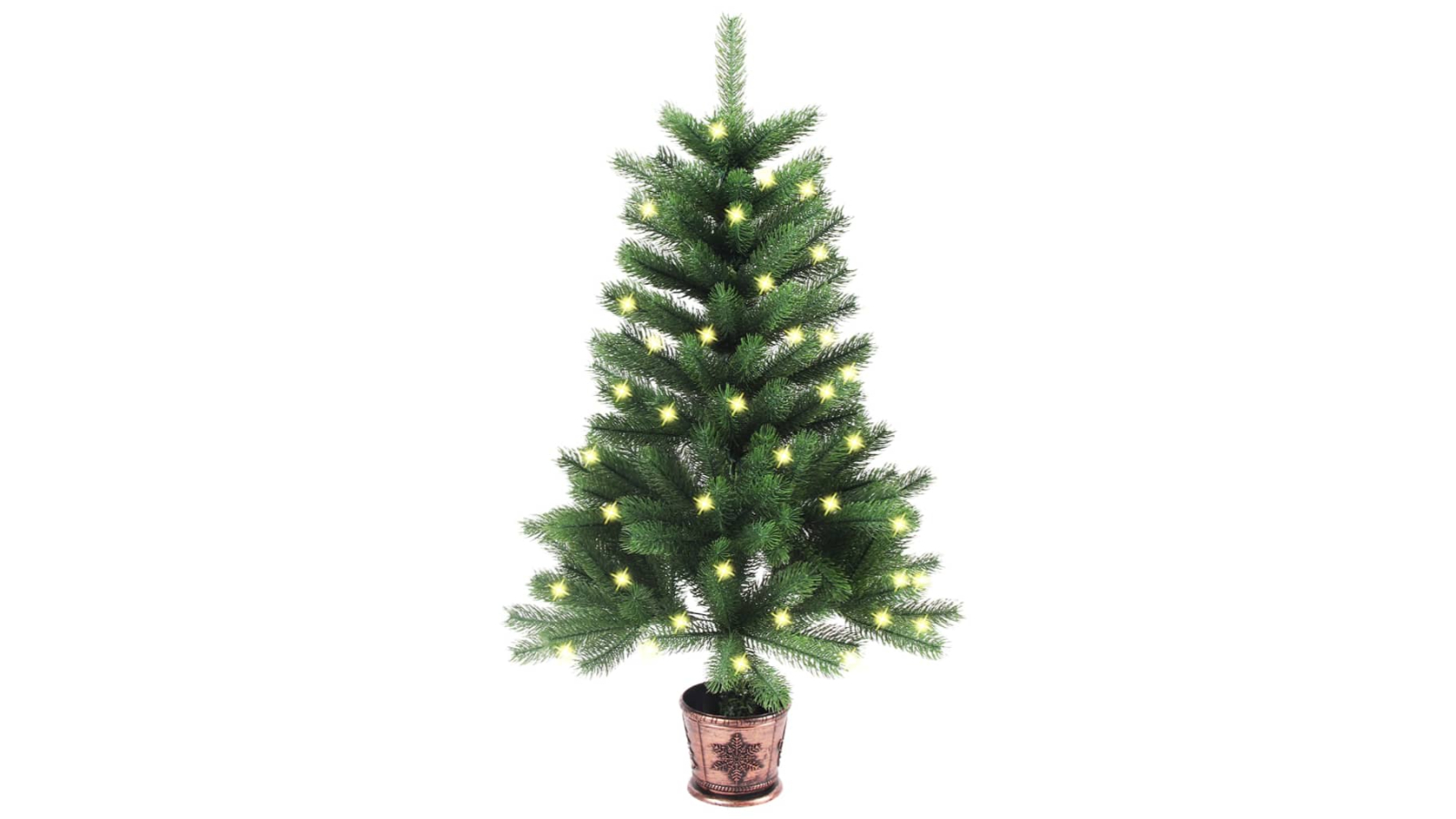 vidaXL Artificial 65cm Pre-lit Christmas Tree - Green