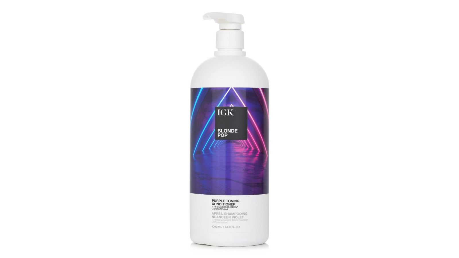 IGK Blonde Pop Purple Toning Conditioner - 1000ml/33.8oz